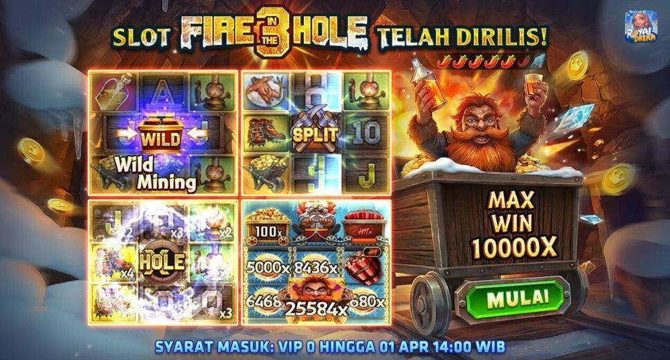 Royal Dream Fire in the Hole 3 Resmi Hadir! Event Terbatas & Bonus Spesial Royal Dream Fire in the Hole 3 Resmi Hadir! Event Terbatas & Bonus Spesial
